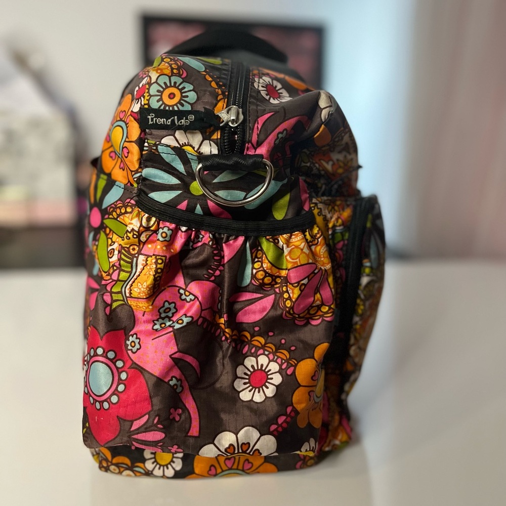 Trend Lab Baby Girl Bohemian Print Diaper Bag - Picture 6 of 11